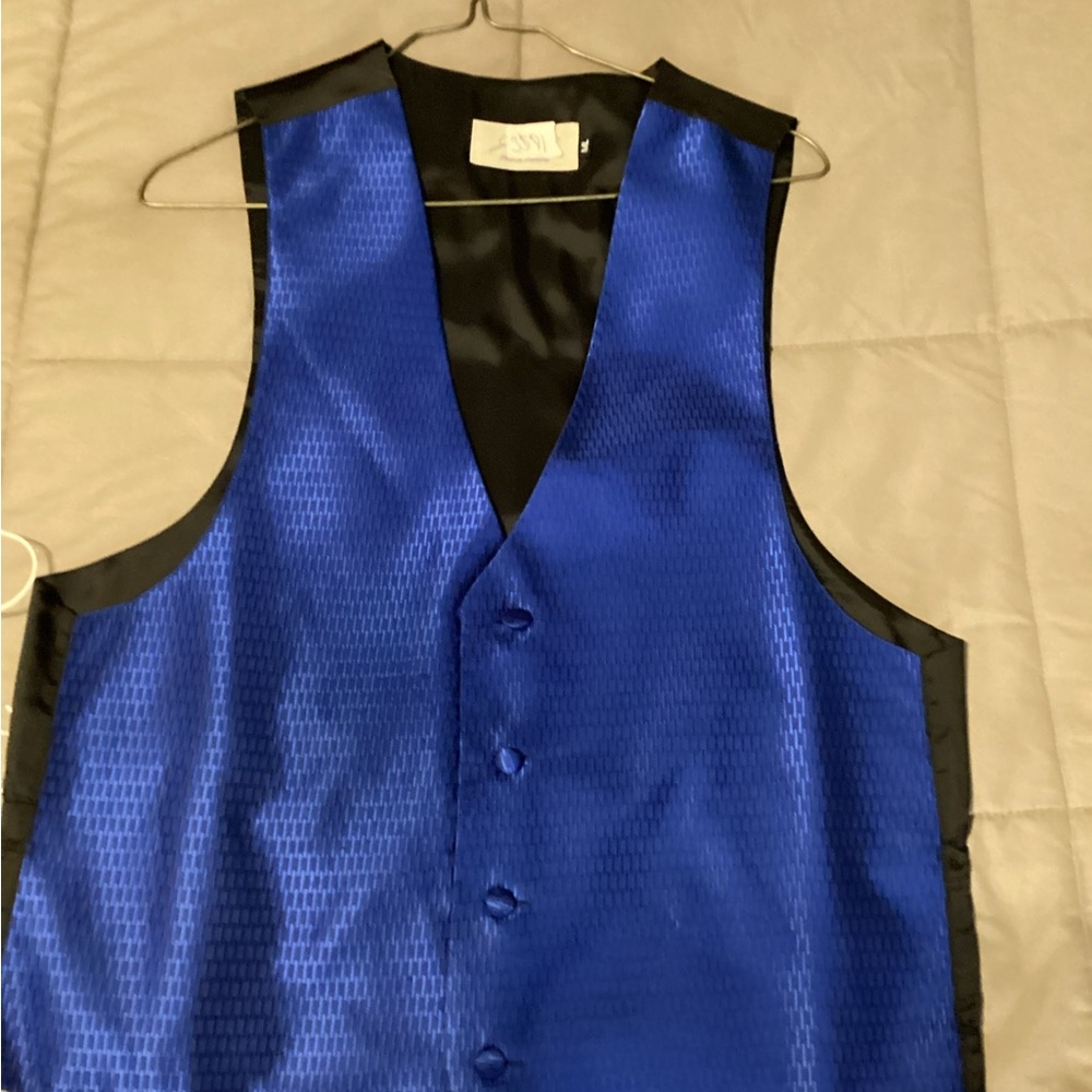 Blue and Black Vest